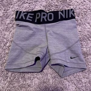 grey nike pros